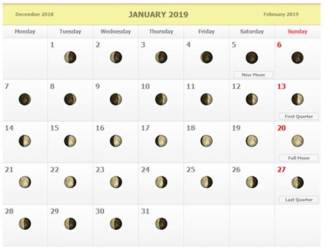 2024 Moon Phase Calendar Printable