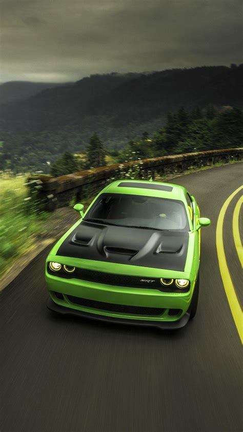Dodge Challenger Wallpaper Green