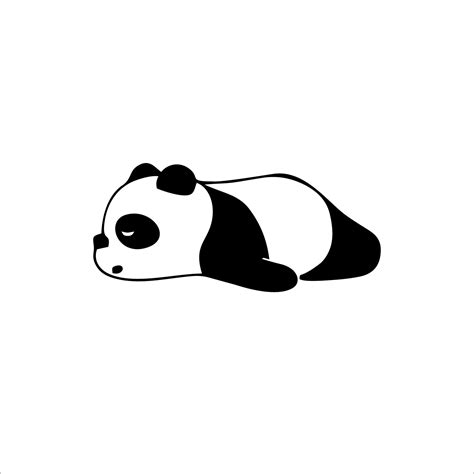 Lazy Panda Vector Art Icons And Graphics For Free Download