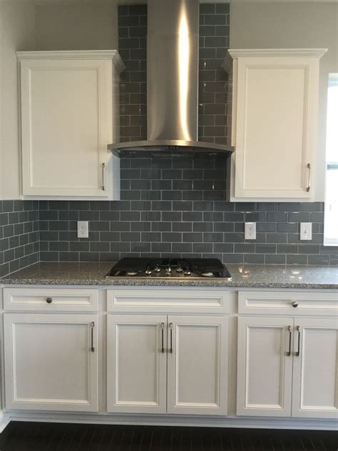 Mosaic tiles are frequently mounted on a mesh backer. COLOR WAVE 3X6 SMOKED PEARL - BACKSPLASH TILES | Home ...