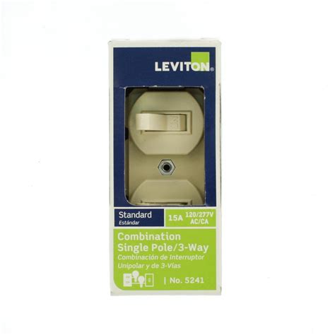 Leviton 15 Amp 3 Way Double Toggle Switch Ivory Lot Of 2 Garland