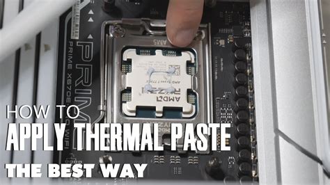 The Best Way To Apply Thermal Paste To Cpu Youtube