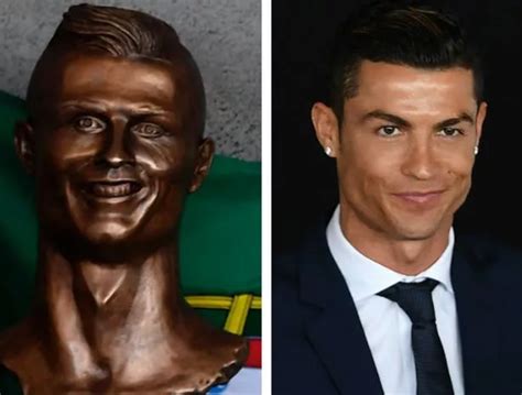Comical Cristiano Ronaldo Bust Sparks Social Media Frenzy As Madeira Airport Honour Backfires