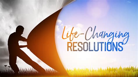 Life-Changing Resolutions - Grace Fellowship