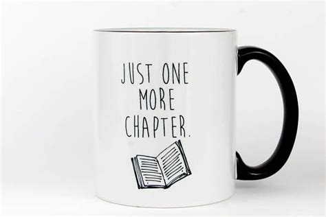 one more chapter 11 ounce ceramic mug reading reader etsy mugs book lovers ts book lovers