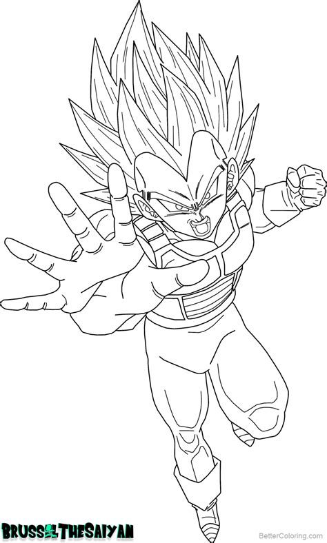 Pages Baby Vegeta Coloring Pages