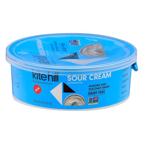 Kite Hill Dairy Free Almond Coconut Milk Sour Cream Shop Sour Cream