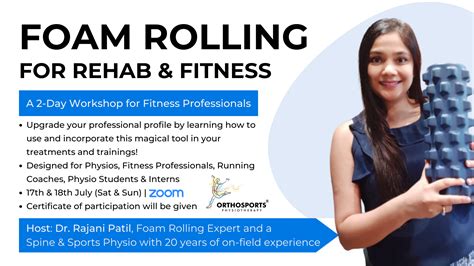 Rec Foam Rolling For Rehab And Fitness Dr Rajani Patil Orthosports