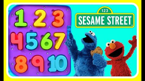 Learn Numbers 123 With Sesame Street Cookie Monster Sesame Street