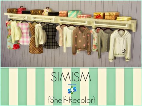 Shelf Recolor By Simism Sims 4 Toddler Sims 4 Sims 4 Blog