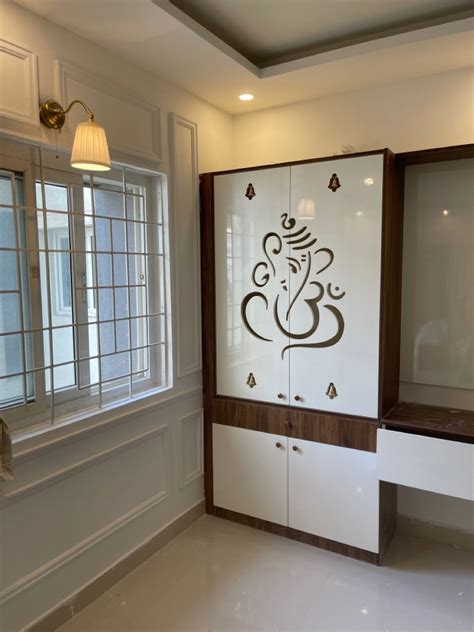 Pooja Unit With Cnc Pooja Room Door Design Temple Design For Home