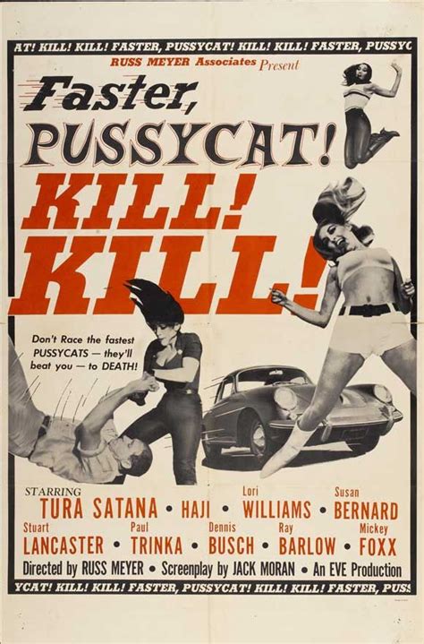 Faster Pussycat Kill Kill 1965 Russ Meyer Exploitation Film Movie Posters Vintage