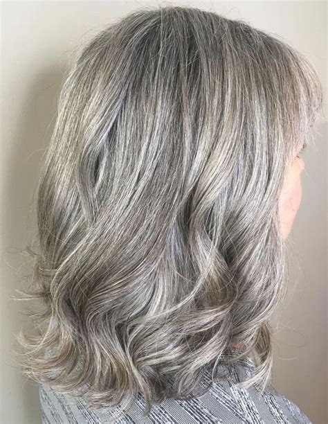 65 Gorgeous Gray Hair Styles With Images Long Gray Hair Medium