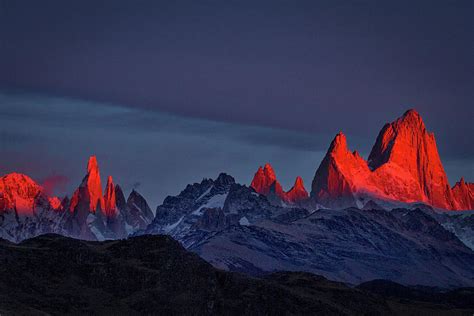Sunrise At Fitz Roy 2 Patagonia Photograph By Stuart Litoff Fine