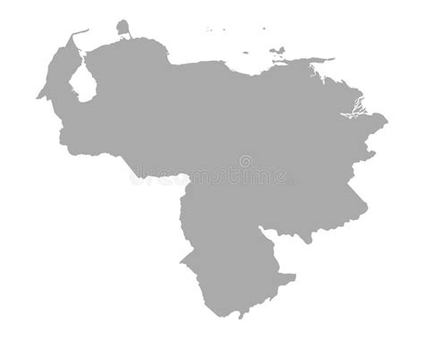 Map Of Venezuela Stock Vector Illustration Of America 9106913