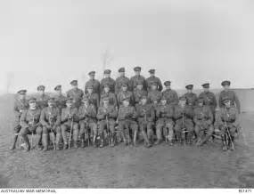 Group Portrait Of Officers From The 38th Battalion Left To Right Back
