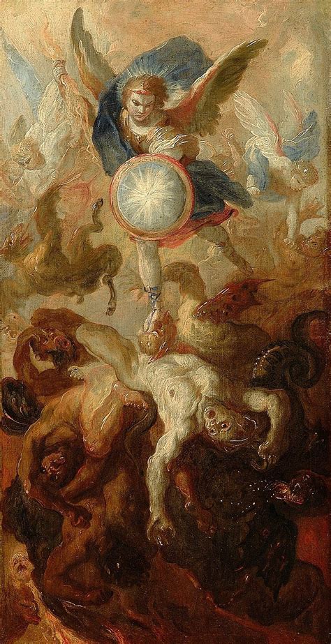 The Fall Of The Angels La Caída De Los Ángeles 1697 Johann