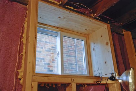 How To Frame Around A Basement Window In Concrete