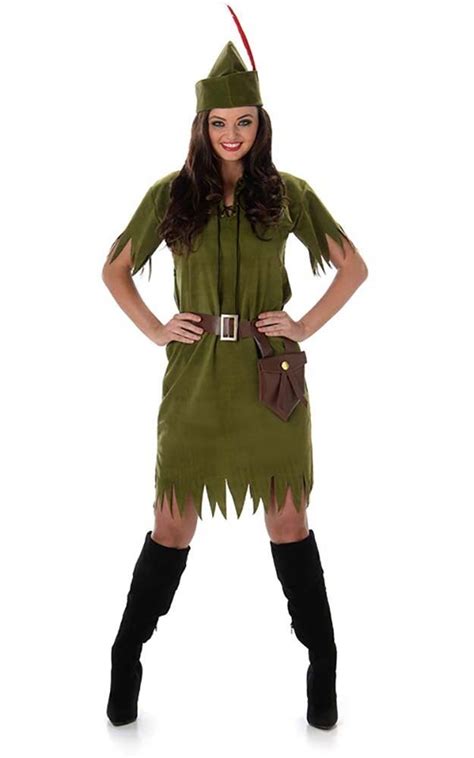Peter Pan Neverland Girl Adult Womens Fancy Dress Halloween Costume Ebay