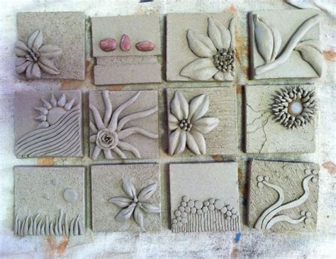 Relief Clay Tiles Art Projects Clay Tiles Tile Art Projects Tile Art