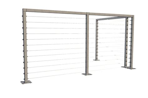 Cable Railing System With Posts Jakob Rope Systems