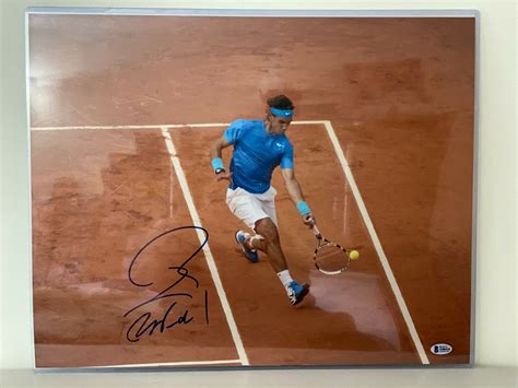 Rafael Nadal Autographed Memorabilia Signed Photo Jersey