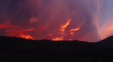 Long Burning Fires In Australia Create Fire Clouds