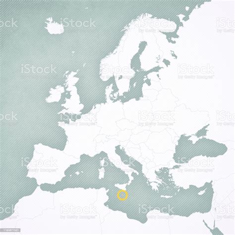 Map Of Europe Malta Stock Illustration Download Image Now Continent