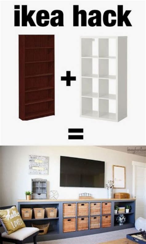 And i get a nice side table with drawers out of it. 15 IKEA hacks to transform your living room