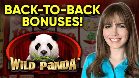 Back 2 Back Bonuses First Time Playing Wild Panda Slot Machine Outside