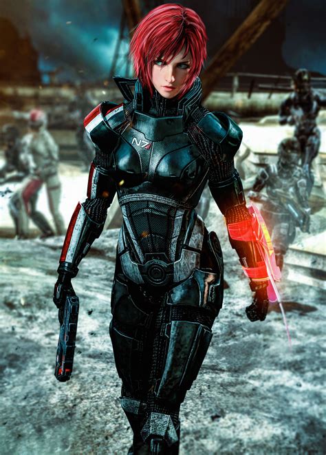 Commander Jane Shepard Me3 By Lordhayabusa357 On Deviantart Mass Effect Universe Mass