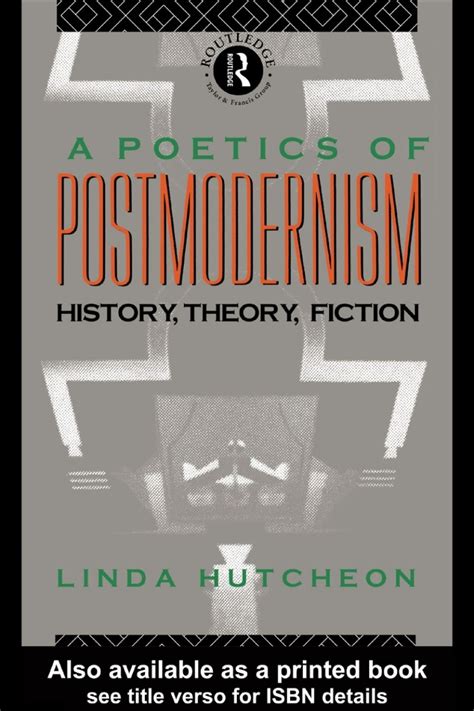 A Poetics Of Postmodernism 1st Edition Ebook In 2021
