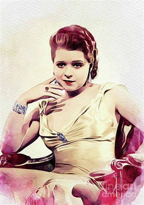 Clara Bow Vintage Movie Star Painting By Esoterica Art Agency Pixels