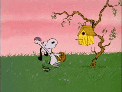 Woodstock Gifs WiffleGif Snoopy Easter Snoopy Pictures Happy Easter Gif