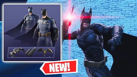 New Batman Dark Knight Skin Gameplay In Fortnite Batman Caped