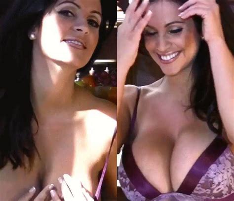 Denise Milani In The Lavender Dress Made Sure Her Boobs Were Front And Center Cecil King