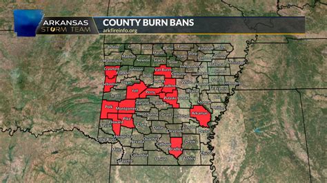 Arkansas Storm Team Weather Blog Several More Counties Under Burn Bans