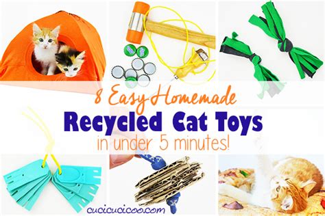 8 Easy Homemade Recycled Cat Toys In Under 5 Minutes