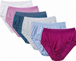 Fruit Of The Loom Women 39 S Briefs Pack Of 6 Amazon Co Uk Clothing