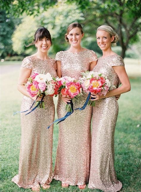 All of your bridesmaids will love it! Sequin Bridesmaid Dresses | Dressed Up Girl