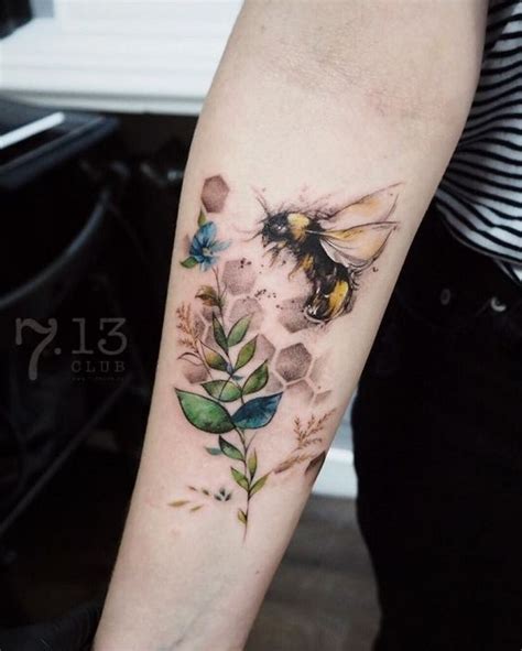 75 Cute Bee Tattoo Ideas Cuded On Inspirationde