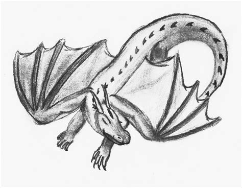 Sleeping Dragon Pencil Drawing By Theunknownety On Deviantart