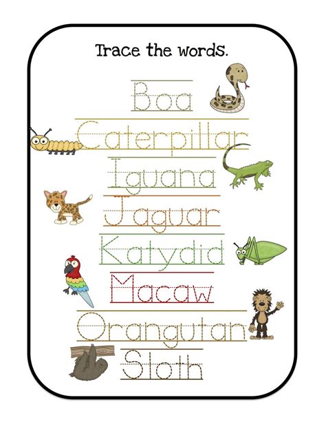 Free Jungle Printables Printable Word Searches