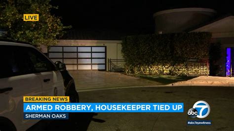 Robbers Tie Up 2 Victims During Home Invasion Robbery In Sherman Oaks Abc7 Los Angeles