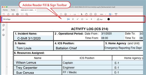 Emergency Reporting Makes Filling Out Fema Form Ics 214 Easy