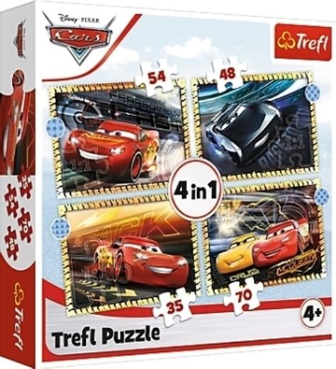 Disney Cars 4 In 1 Puzzle Kinderpuzzle Bestellen Weltbildde