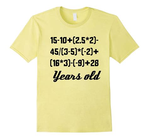 50 Years Old Algebra Equation Funny 50th Birthday Math Shirt