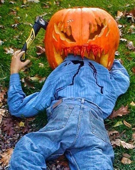 27 Unbelievably Clever Pumpkin Carving Ideas For Halloween Scary Halloween Decorations Diy
