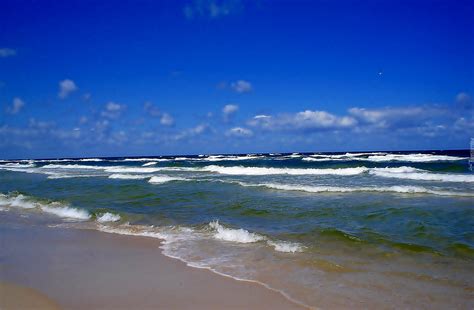 Edycja Tapety Morze Plaża Fale Niebo Chmury