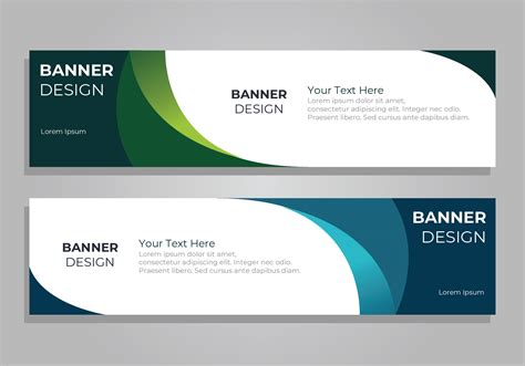 Website Banner Design Templates Free Contoh Desain Spanduk Riset